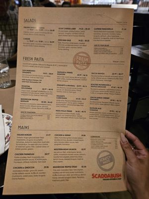 Menu photo 4 Scaddabush Whitby, ON