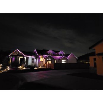 Curran Electric  - This is the outside with our Christmas lights on. - Electricians Near Me