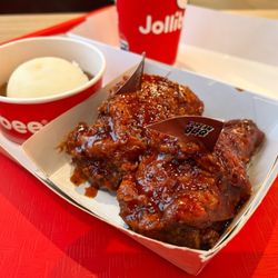 Jollibee - Can't be a fool, son What about the long run  2 piece KBBQ Chickenjoy Combo from #Jollibee