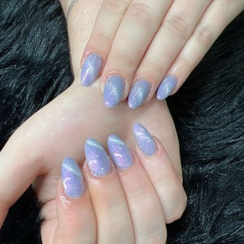 Unique Nail Bar - Cat Eye Almond for Easter - Nail Salons Near Me - Oceanside, California