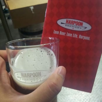 Harpoon Brewery - Rye ipa to start and a handy guidebook for the tastings! - Breweries Near Me - Boston, Massachusetts