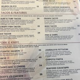 9/25/2025:  Franny's Menu.