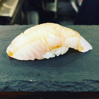 Kakurega Sushi - Omakase - Fluke 'Hirame' - Sushi Bars Near Me - Flushing, New York Kakurega Sushi - Omakase - Fluke 'Hirame' - Sushi Bars Near Me - Flushing, New York