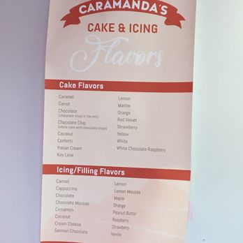 Caramanda's Bake Shoppe - Menu - Bakeries Near Me - Lexington, Kentucky