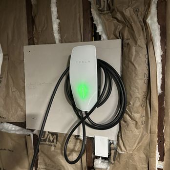 J&M's Electric - Old charger vs new Tesla charger installed by Marcos - Electricians Near Me J&M's Electric - Old charger vs new Tesla charger installed by Marcos - Electricians Near Me
