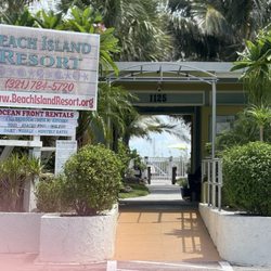 Beach Island Resort - This is the entrance once you walk through that and see the property. It's just beautiful.