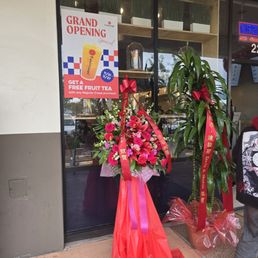 Grand opening decor