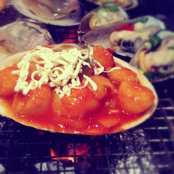 Jae Bu Do - Scallops in spicy sauce with cheese - Korean Near Me - Los Angeles, California Jae Bu Do - Scallops in spicy sauce with cheese - Korean Near Me - Los Angeles, California