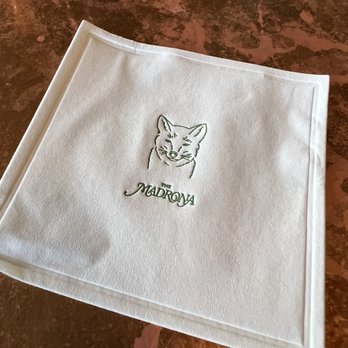 Restaurant at the Madrona - Napkins were adorable - Hotels Near Me - Healdsburg, California Restaurant at the Madrona - Napkins were adorable - Hotels Near Me - Healdsburg, California