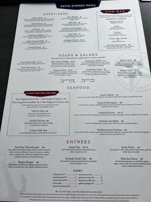 Menu photo 4 East Bay Grille Plymouth, MA
