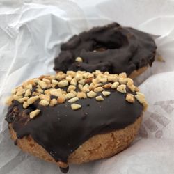 Dunk 'n' Run Donuts - Moist, dense cake donuts with yummy icing. Delicious!