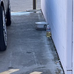Plastic bottle - looks like urine