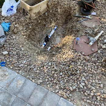Roger's Landscaping - Replacing valves for sprinkler system. - Landscaping Near Me Roger's Landscaping - Replacing valves for sprinkler system. - Landscaping Near Me