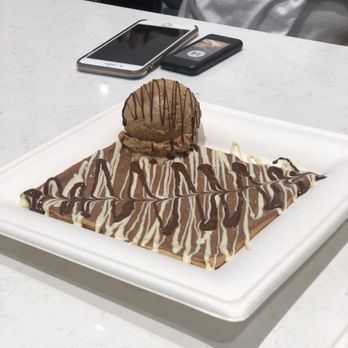 ChocolatZeina - Triple Chocolate Crepe with Caramel ice cream - Chocolatiers & Shops Near Me - Houston, Texas