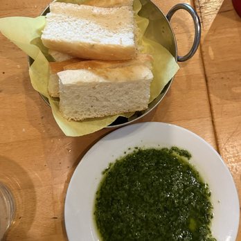 Alessa - Complimentary bread with pesto - Italian Near Me - Laguna Beach, California Alessa - Complimentary bread with pesto - Italian Near Me - Laguna Beach, California