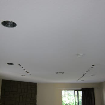 Seven Electric - It cost us additional $600 to patch all of the holes, here is just the living room picture. - Electricians Near Me - Beverly Hills, California Seven Electric - It cost us additional $600 to patch all of the holes, here is just the living room picture. - Electricians Near Me - Beverly Hills, California