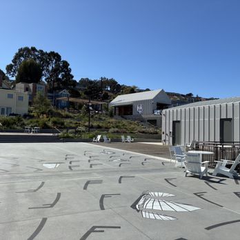 India Basin Waterfront Park - View towards the street. Museum on upper left, Food Pavilion upper rt., Enter the par from up there. - Parks Near Me - San Francisco, California India Basin Waterfront Park - View towards the street. Museum on upper left, Food Pavilion upper rt., Enter the par from up there. - Parks Near Me - San Francisco, California