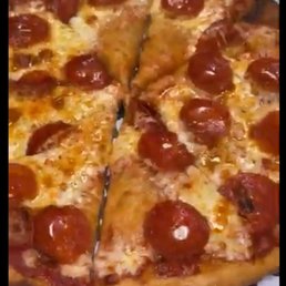Pepperoni pizza with extra cheese Pepperoni pizza with extra cheese