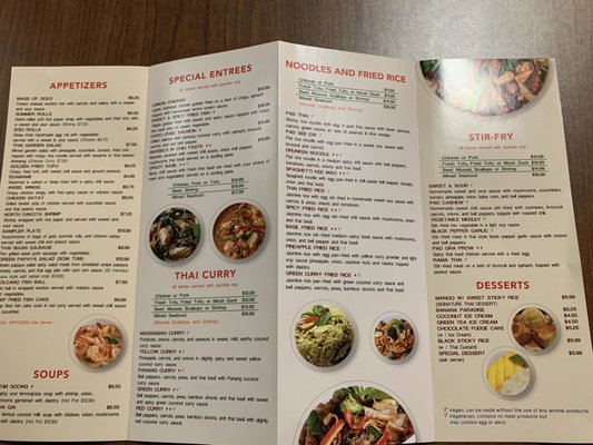 Menu photo 1 LeeLa Thai Cuisine Fargo, ND
