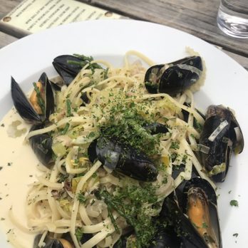 Kings Arms - Mussels with linguine and buttery celery sauce - Pubs Near Me - Marazion, CON