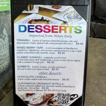 Il Tramezzino - Studio City - Dessert menu - Italian Near Me - Studio City, California