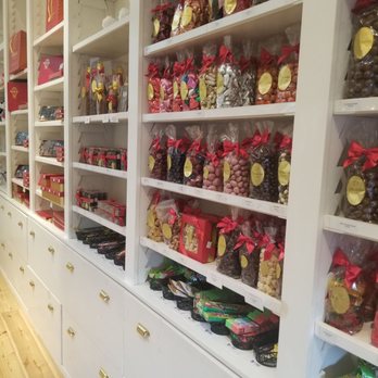 Edelweiss Chocolates - Wall of candy display - Candy Stores Near Me - Santa Monica, California Edelweiss Chocolates - Wall of candy display - Candy Stores Near Me - Santa Monica, California