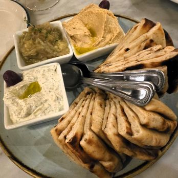 Stella's - Trio of dips - Mediterranean Near Me - Richmond, Virginia Stella's - Trio of dips - Mediterranean Near Me - Richmond, Virginia