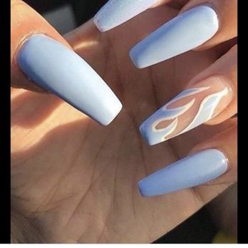 Famous Nails and Spa - Nail tech wasn't able to do this design. Requested in yellow. - Nail Salons Near Me - Lompoc, California Famous Nails and Spa - Nail tech wasn't able to do this design. Requested in yellow. - Nail Salons Near Me - Lompoc, California