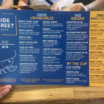 Side Street Cafe - Menu - American Near Me - Bar Harbor, Maine