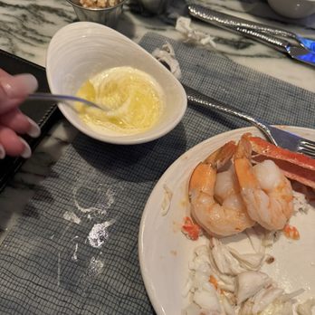 Latitudes - OLIVE OIL got traded for MELTED BUTTER for seafood tower after 2 asls. Should it be this difficult? Bring your own Butter =BYOB - Seafood Near Me - Highland Beach, Florida