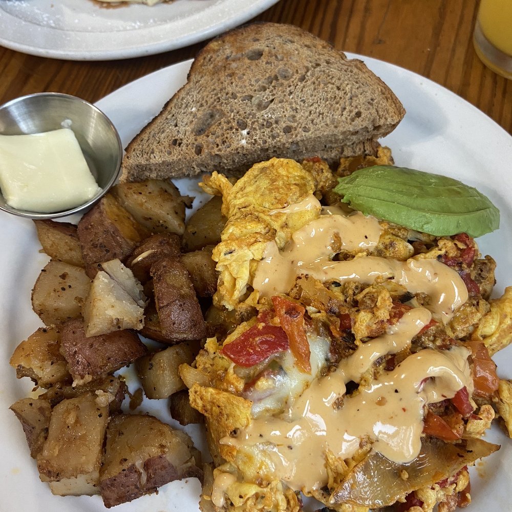 Millie's American Kitchen - Chorizo scramble with home fried potatoes - Breakfast & Brunch Near Me - Lafayette, California Millie's American Kitchen - Chorizo scramble with home fried potatoes - Breakfast & Brunch Near Me - Lafayette, California