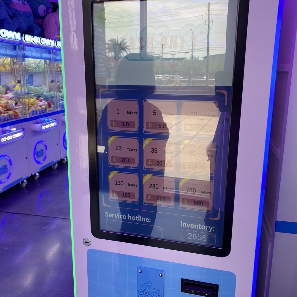 Go Go Crane - Token machine - Arcades Near Me - Las Vegas, Nevada Go Go Crane - Token machine - Arcades Near Me - Las Vegas, Nevada