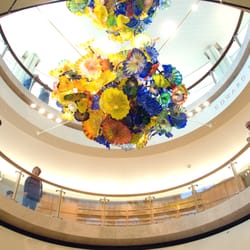 Arnold Aigen, M.D., FACS - A lovely two-tiered Chihuly sculpture was donated by a patient.