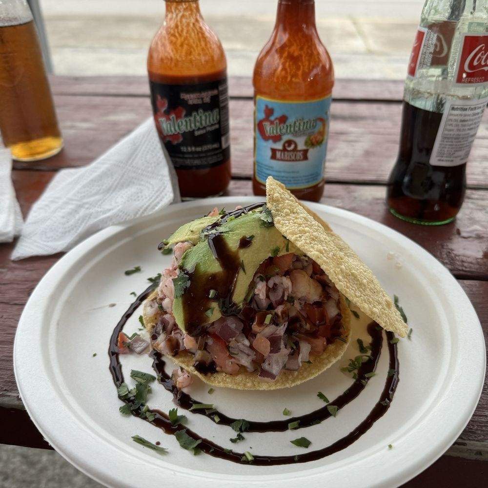El Marisquero Seafood - Tostda De Ceviche De Camaron - Food Trucks Near Me - Austin, Texas El Marisquero Seafood - Tostda De Ceviche De Camaron - Food Trucks Near Me - Austin, Texas