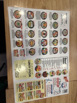Menu photo 2 J San Sushi Brooklyn, NY Menu photo 2 J San Sushi Brooklyn, NY