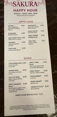 Menu photo 3 Sakura Restaurant & Sushi Bar Saint Paul, MN Menu photo 3 Sakura Restaurant & Sushi Bar Saint Paul, MN