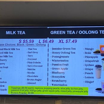 Fresh Cup - Milk tea, Green tea, Oolong tea menu - Bubble Tea Near Me - Toronto, Ontario Fresh Cup - Milk tea, Green tea, Oolong tea menu - Bubble Tea Near Me - Toronto, Ontario