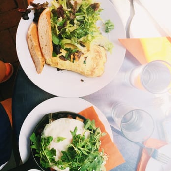 Kafe Leopold - brunch specials- omelette and seafood hash - Austrian Near Me - Washington, DC, District of Columbia