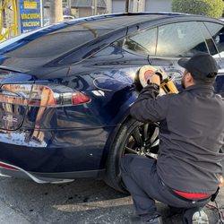 7 Flags Car Wash - Fixing the damage