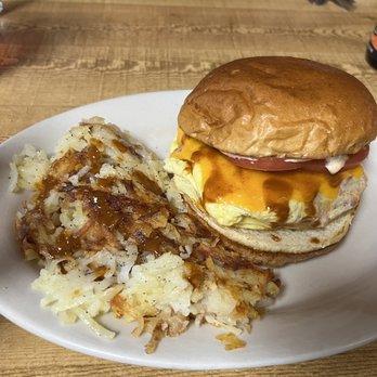 Northside Grill - Egg Sandwich with andouille sausage on brioche bum - Diners Near Me - Ann Arbor, Michigan