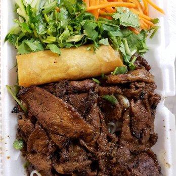 Pho Vietnam - Grilled pork vermacelli bowl, thit nuong cha gio - Vietnamese Near Me - Raleigh, North Carolina