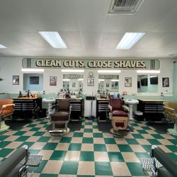 Orange Barber Company - Old fashioned barbershop. Floor revamp October 2023