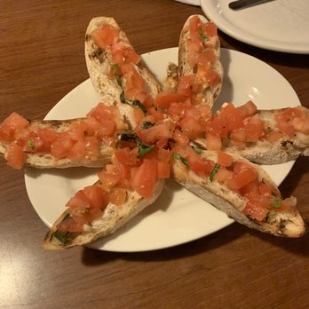 Modern Apizza - Bruschetta (grilled bread w/fresh tomatoes, garlic, olive oil, and basil) - Pizza Near Me - New Haven, Connecticut