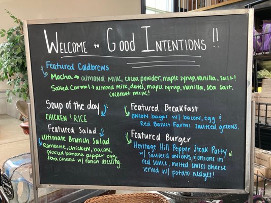 Menu photo 7 Good Intentions Market & Cafe Kinsman, OH Menu photo 7 Good Intentions Market & Cafe Kinsman, OH