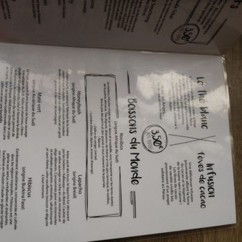 L'Enchanté - Menu de thé - Coffee & Tea Near Me - Rennes, 35