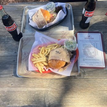 The Hitching Post 2 - Burgers and fries with Mexican cokes - Steakhouses Near Me - Buellton, California The Hitching Post 2 - Burgers and fries with Mexican cokes - Steakhouses Near Me - Buellton, California