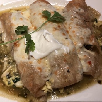Beatrix - Streeterville - Green chile enchiladas  weekend brunch item (One of my favorite items every HIGHLY RECOMMEND) - New American Near Me - Chicago, Illinois