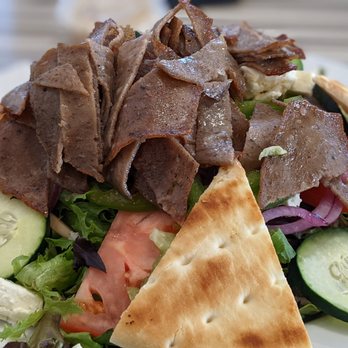 John's Place - Greek Gyro Salad. Big and filling! - American Near Me - Twentynine Palms, California