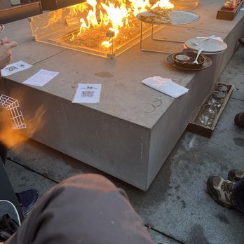 Fieldwork Brewing - Seating by the fire pit - Breweries Near Me - San Ramon, California