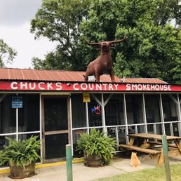Outside of Chuck's! Outside of Chuck's!
